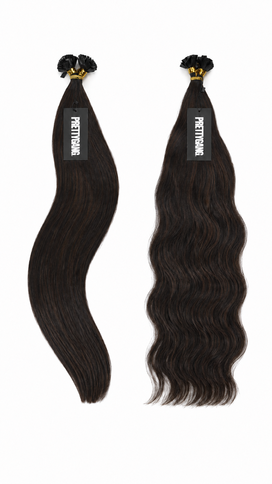 K-Tip Hair Extensions Brunette Blends - prettygangofficial.com