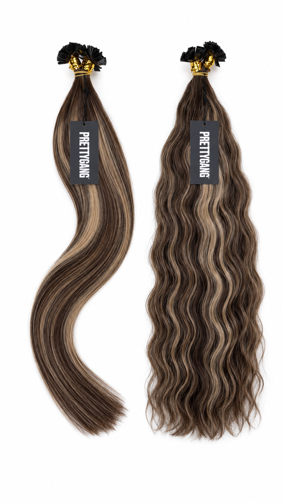K-Tip Hair Extensions Beige Blends - prettygangofficial.com