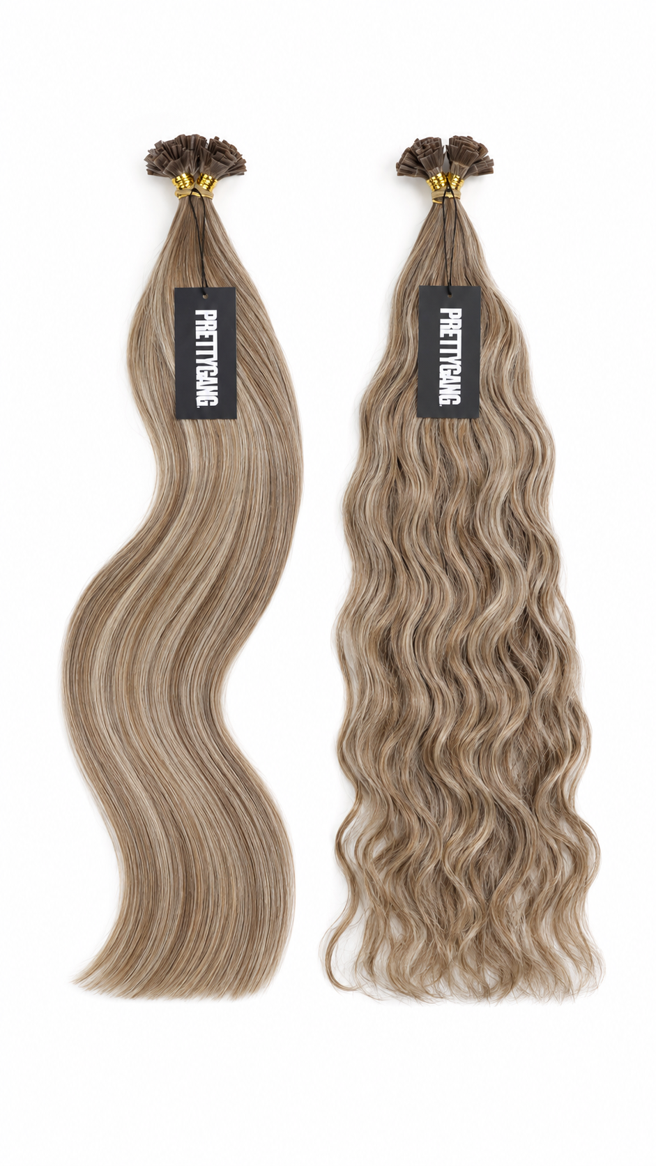 K-Tip Hair Extensions Beige Blends - prettygangofficial.com