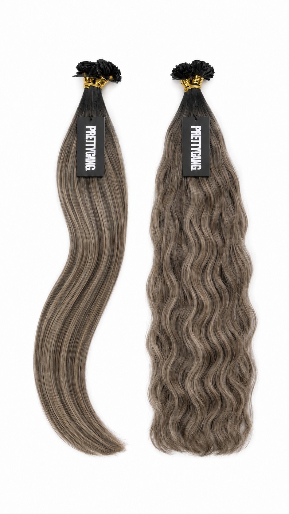 K-Tip Hair Extensions Brunette Blends - prettygangofficial.com